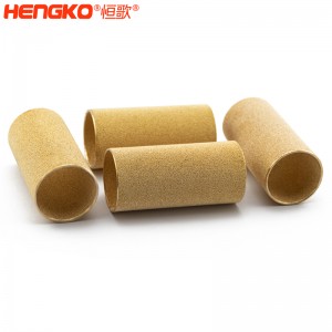 廠家定制生產銅粉末過濾芯燒結銅濾芯濾管孔隙均勻，銅燒結除塵防塵過濾銅管