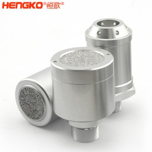 恒歌定制孔徑0.2-120μm不銹鋼氣體傳感器防爆外殼,耐腐蝕防水金屬過濾器