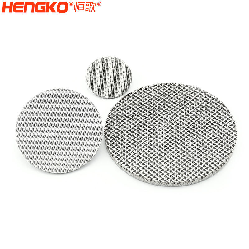 恒歌定制1-300微米316L不銹鋼燒結網(wǎng)圓濾片孔隙率高耐腐蝕_用于制藥行業(yè) Featured Image