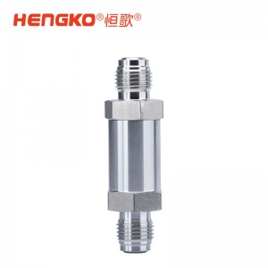 316L不銹鋼304高壓雙卡套過濾器_直通過濾閥1/4 1/2氮氫氣高純氣體