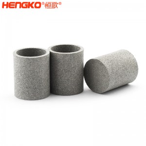 廠家生產多尺寸不銹鋼粉末燒結濾筒，堅固耐用壽命長用于流量控制和均布